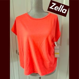 Zella NWT Orange Workout Shirt.